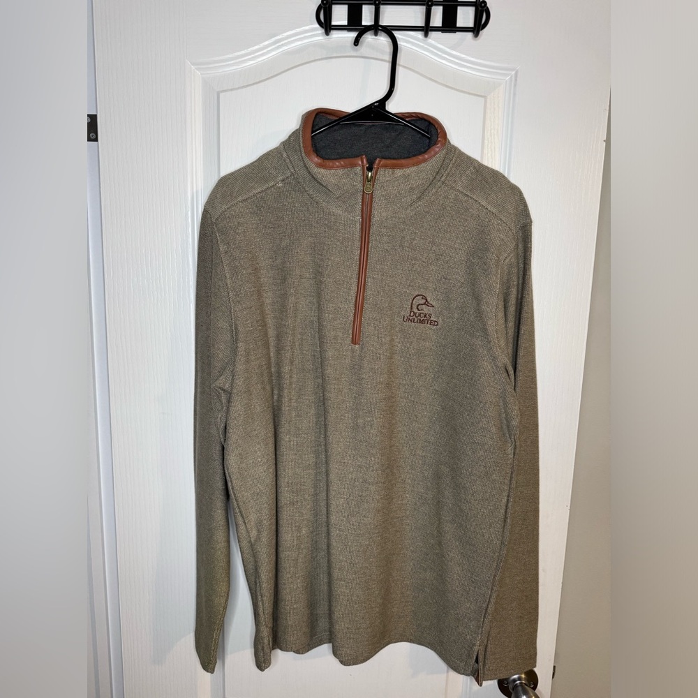 Ducks Unlimited 1/4 Zip Pullover - M